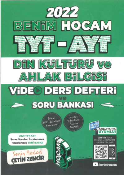 TYT AYT Din Kültürü Video Ders Notları ve Soru Bankası Fotokopinci -