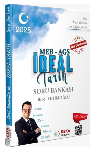 2025 MEB-AGS İdeal Tarih Soru Bankası Çözümlü Deka Akademi Yayınları Fotokopinci -