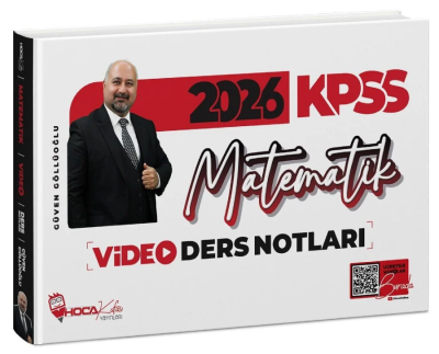 2026 KPSS Matematik Video Ders Notları - Güven Göllüoğlu Hoca Kafası Yayınları Fotokopinci -