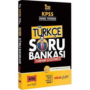 KPSS Genel Yetenek Tamamı Çözümlü Türkçe Soru Bankası Fotokopinci -
