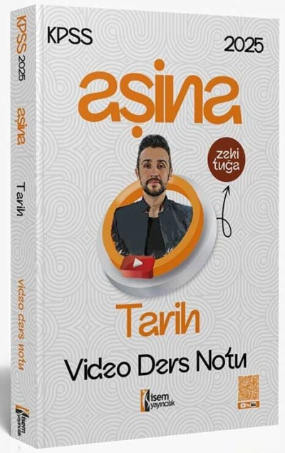 2025 KPSS Tarih Aşina Video Ders Notu İsem Yayınları Fotokopinci -