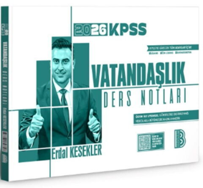 2026 KPSS Vatandaşlık Ders Notları Benim Hocam Yayınları Fotokopinci -