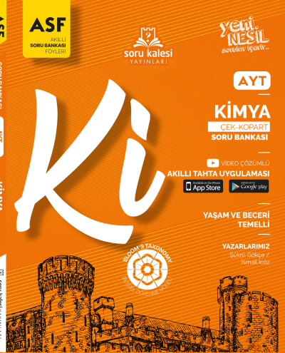 AYT Kimya Çek Kopart Akıllı Soru Bankası Föyü ASF Soru Kalesi Yayınları Fotokopinci -