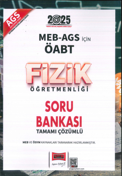 2025 MEB AGS ÖABT Fizik Öğretmenliği Soru Bankası Yargı Yayınları Fotokopinci -