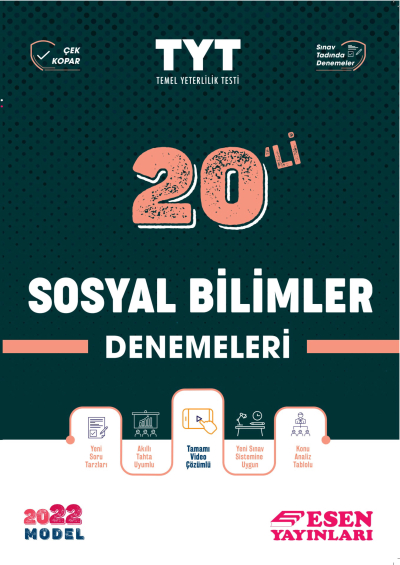 TYT 20'li Sosyal Bilimler Denemeleri Fotokopinci -