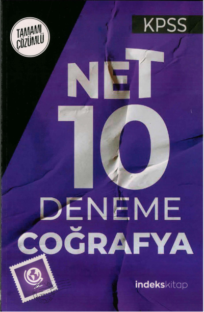 NET 10 COĞRAFYA TAMAMI ÇÖZÜMLÜ DENEME