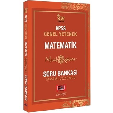 2022 KPSS Genel Yetenek Genel Kültür MUHTEŞEM MATEMATİK Soru Bankası  Fotokopinci -