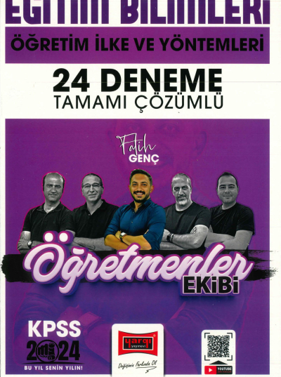 ÖĞRETİM İLKE VE YÖNTEMLERİ 24 DENEME TAMAMI ÇÖZÜMLÜ (ÖĞRETMENLER EKİBİ) Fotokopinci -