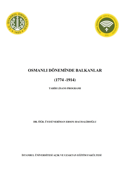 Osmanlı Döneminde Balkanlar (1774-1914) Fotokopinci -
