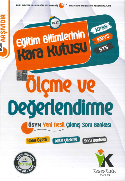 ÖLÇME VE DEĞERLENDİRME KONU ÖZETLİ DİJİTAL ÇÖZ. SORU BANKASI