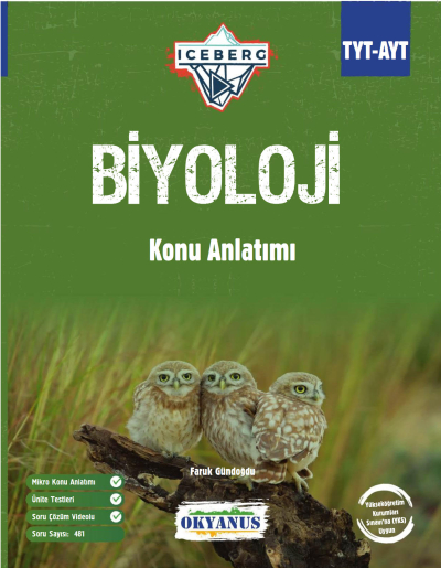 TYT AYT Iceberg Biyoloji Konu Anlatımı Okyanus Fotokopinci -