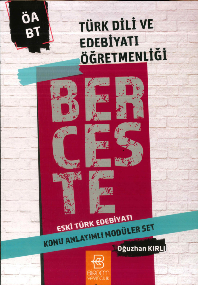 BERCESTE ESKİ TÜRK EDEBİYATI KONU ANLATIMLI MODÜLER SET Fotokopinci -