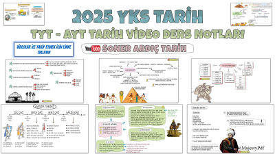 2025 SONER ARDIÇ TYT AYT TARİH NOTLARI Fotokopinci -