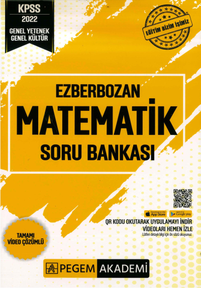 EZBERBOZAN MATEMATİK ÇÖZÜMLÜ SORU BANKASI Fotokopinci -
