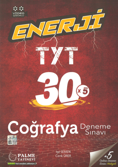 TYT Coğrafya Enerji 30 x5 Deneme Sınavı Fotokopinci -