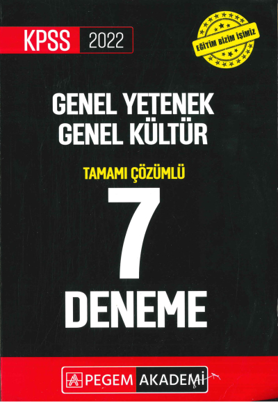 GKGY TAMAMI ÇÖZÜMLÜ 7Lİ DENEME Fotokopinci -