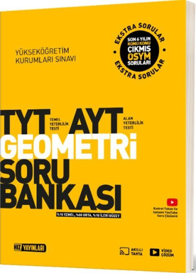TYT AYT Geometri Soru Bankası Hız Yayınları Fotokopinci -