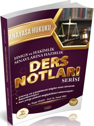 HUKAL HMGS HAKİMLİK Anayasa Hukuku Ders Notları Savaş Yayınları Fotokopinci -