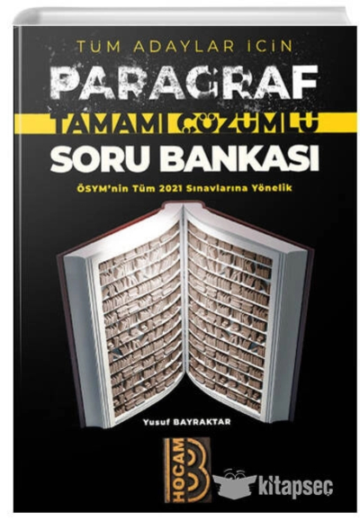 Tüm Adaylar İçin Tamamı Çözümlü PARAGRAF Soru Bankası  Fotokopinci -