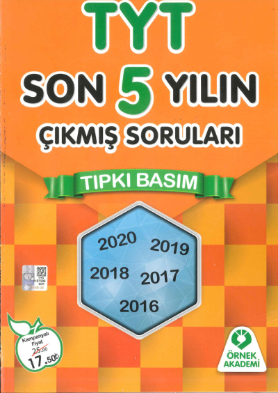 TYT Son 5 Yıl Çıkmış Soruları 2016-2020 Fotokopinci -