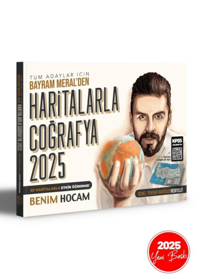 2025 Tüm Adaylar İçin Haritalarla Coğrafya Benim Hocam Yayınları Fotokopinci -