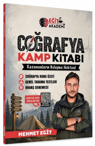 2026 MEB AGS KPSS Coğrafya Kamp Kitabı Eğit Akademi Fotokopinci -