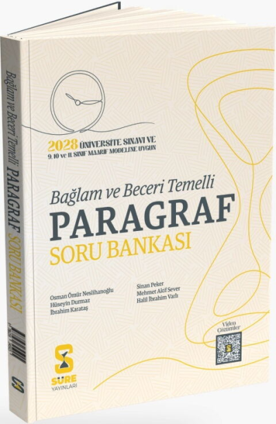 Paragraf Bağlam ve Beceri Temelli Soru Bankası Süre Yayınları Fotokopinci -