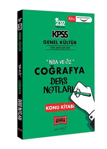 KPSS Coğrafya Kısa ve Öz Ders Notları Konu Kitabı Fotokopinci -
