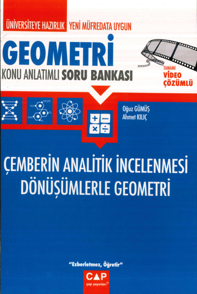 GEOMETRİ ÇEMBERİN ANALİTİK İNCELENMESİ DÖNÜŞÜMLERLE GEOMETRİ KONU ANLATIMLI SORU BANKASI Fotokopinci -