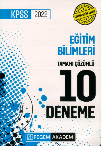 EĞİTİM BİLİMLERİ 10'LU PAKET DENEME ÇÖZÜMLÜ Fotokopinci -