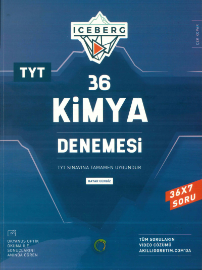 TYT Kimya Iceberg 36 Deneme Okyanus Yayınları Fotokopinci -