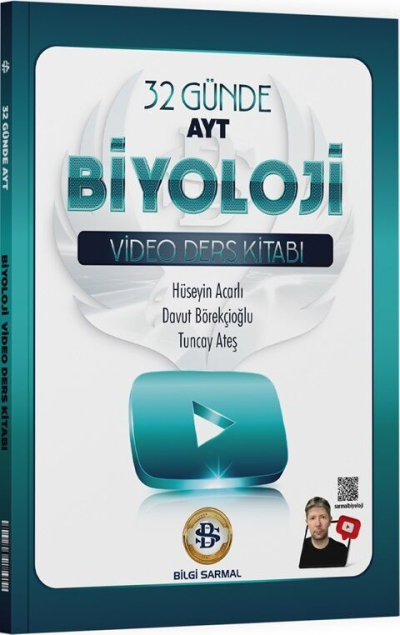 AYT Biyoloji 32 Günde Video Ders Kitabı Bilgi Sarmal Fotokopinci -
