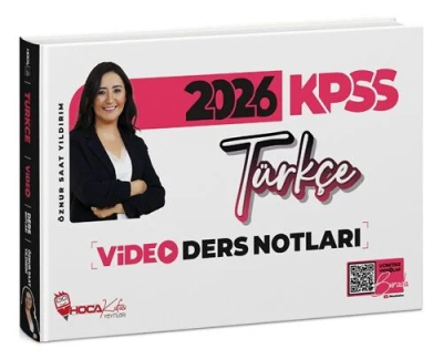 2026 KPSS Türkçe Video Ders Notları Öznur Saat Yıldırım Hoca Kafası Yayınları Fotokopinci -