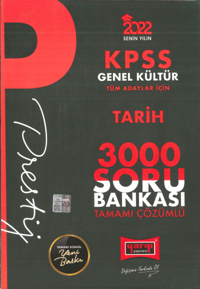 PRESTİJ SERİSİ 3000 SORU TARİH SORU BANKASI ÇÖZÜMLÜ Fotokopinci -