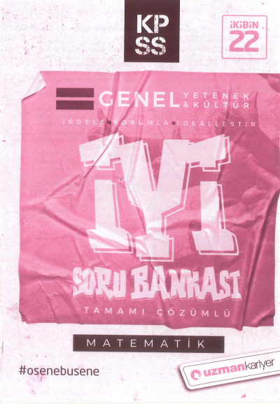 GY GK MATEMATİK İYİ ÇÖZÜMLÜ SORU BANKASI Fotokopinci -