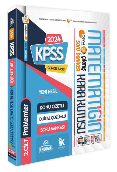 MATEMATİĞİN KARA KUTUSU ÇIKMIŞ SORU BANKASI 2. CİLT (PROBLEMLER) Fotokopinci -