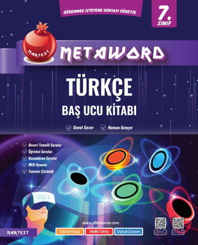 7. Sınıf Metaword Türkçe Nartest Yayınları