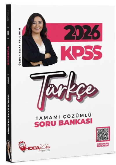 2026 KPSS Türkçe Soru Bankası Çözümlü - Öznur Saat Yıldırım Hoca Kafası Yayınları Fotokopinci -