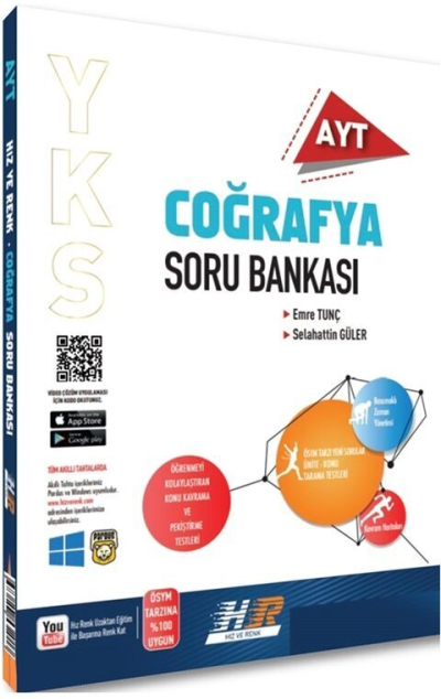 AYT Coğrafya Soru Bankası Hız ve Renk Fotokopinci -