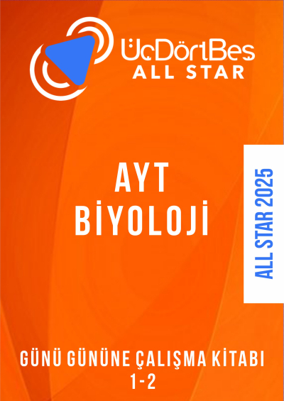 ALL STAR AYT BİYOLOJİ Günü Gününe Çalışma Kitabı (1-2 Hepsi Bir Arada) Fotokopinci -