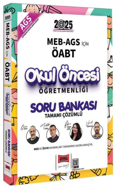 2025 MEB AGS İçin ÖABT Okul Öncesi Öğretmenliği Tamamı Çözümlü Soru Bankası Yargı Yayınları Fotokopinci -