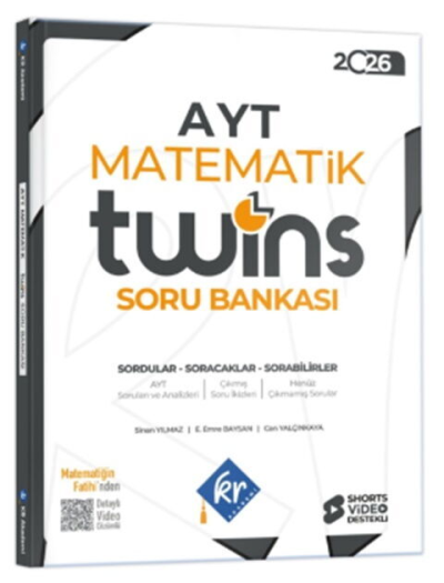 2026 AYT Twins Matematik Soru Bankası KR Akademi Fotokopinci -