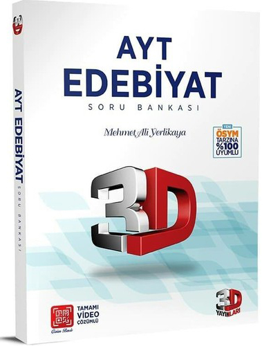 AYT Edebiyat 3D Tamamı Video Çözümlü Soru Bankası
