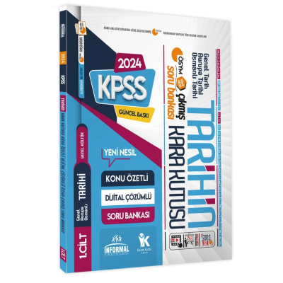 TARİHİN KARAKUTUSU ÇIKMIŞ SORU BANKASI 1. CİLT (GENEL TARİH- AVRUPA TARİHİ-OSMANLI TARİHİ) Fotokopinci -