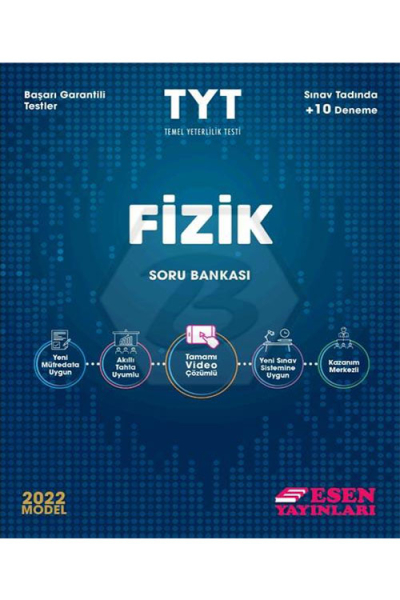 TYT Fizik Soru Bankası Esen Yayınları Fotokopinci -