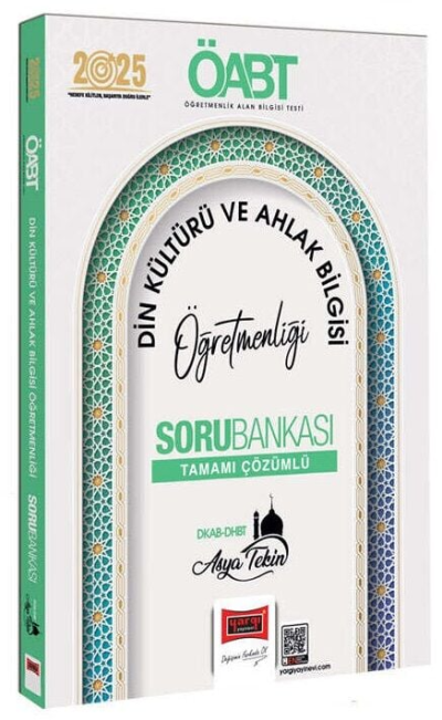 2025 ÖABT Din Kültürü ve Ahlak Bilgisi Öğretmenliği Tamamı Çözümlü Soru Bankası (Asya Tekin) Yargı Yayınları Fotokopinci -