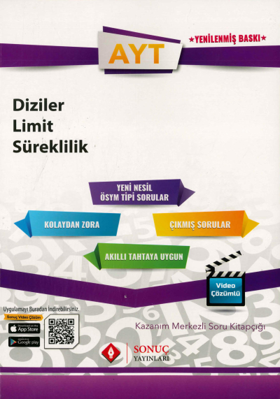 AYT DİZİLER LİMİT SÜREKLİLİK SORU KİTAPÇIĞI Fotokopinci -