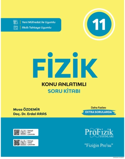 11. Sınıf Fizik Konu Anlatımlı Soru Kitabı ProFizik Yayınları Fotokopinci -