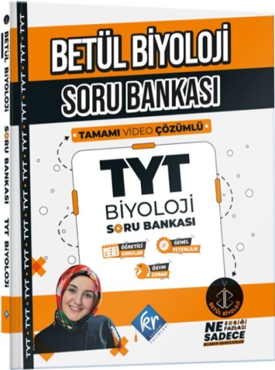 Betül Biyoloji TYT Biyoloji Soru Bankası KR Akademi Yayınları Fotokopinci -
