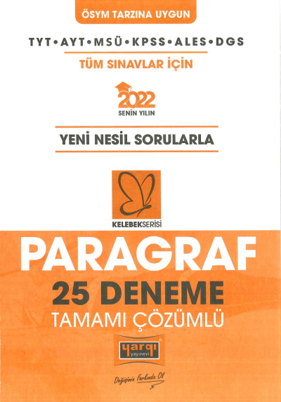 KELEBEK SERİSİ 25 PARAGRAF DENEMESİ Fotokopinci -